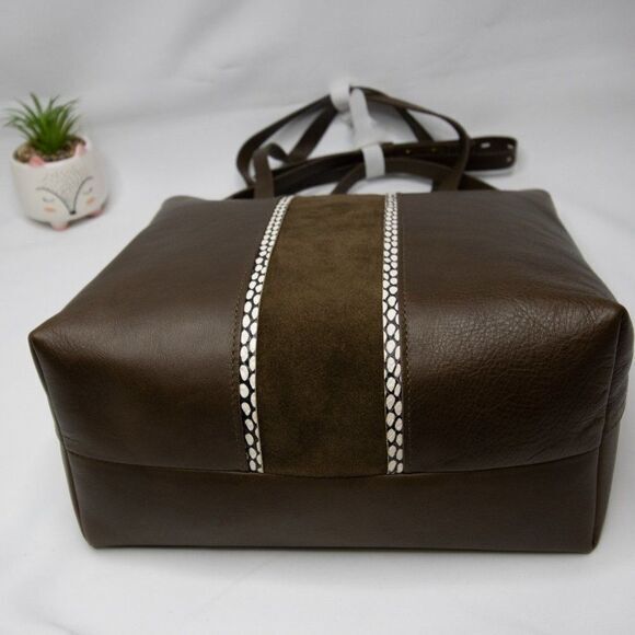 New! Madewell Medium Transport Tote Suede Inset Edition‎ - Picture 11 of 16